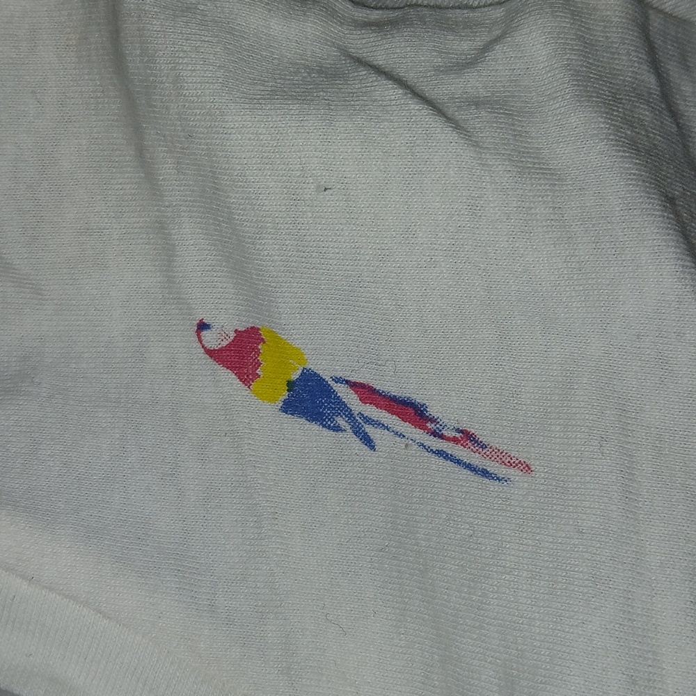 Lucky Brand Girls shortsleeved Tee Shirt Size Large cream multicolor - Picture 5 of 5